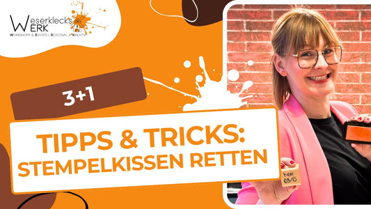 Stempelkissen richtig befüllen, lagern und retten!