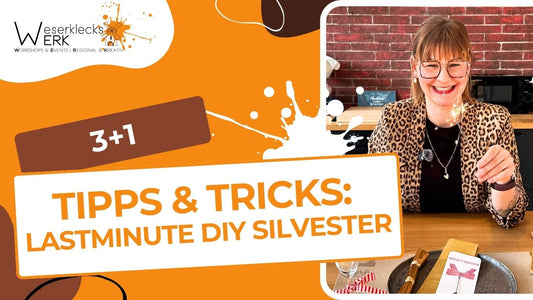 Silvester Geschenkideen - Glücksbringer - Wunderkerze DIY