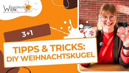 Weihnachtskugeln veredeln