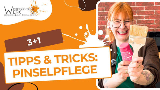 Pinsel richtig reinigen und pflegen - Pinselpflege