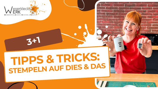 Worauf kann man alles Stempeln? DIY Anleitung