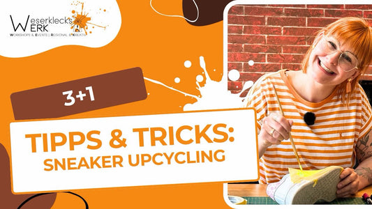 Schuhe bemalen Anleitung - Sneaker Upcycling