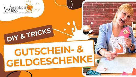 Gutschein verschenken | Geldgeschenk | Umschlag basteln