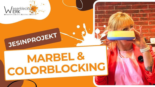 JESIN: Color Blocking trifft Marble-Effekt | Tutorial
