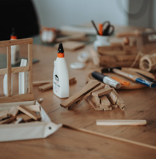 Klötzchen trifft Holzperle