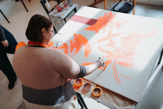 offeneWERKstatt – Malen mit Acrylfarben & Leinwand