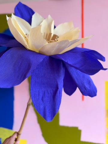 Papierblumen XXL