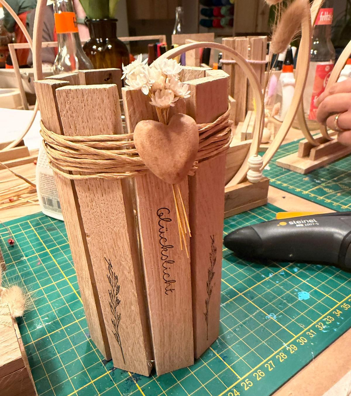 Klötzchen trifft Holzperle